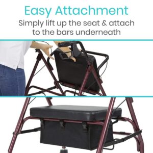 rollator seat bag