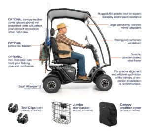 Baja Wrangler 2 Mobility Scooter Accessories BA401