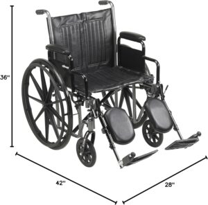manual wheelchair rentals 22″ seat bariatric heavy duty