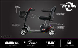 4 wheel mobility scooter hd rental 325 lbs
