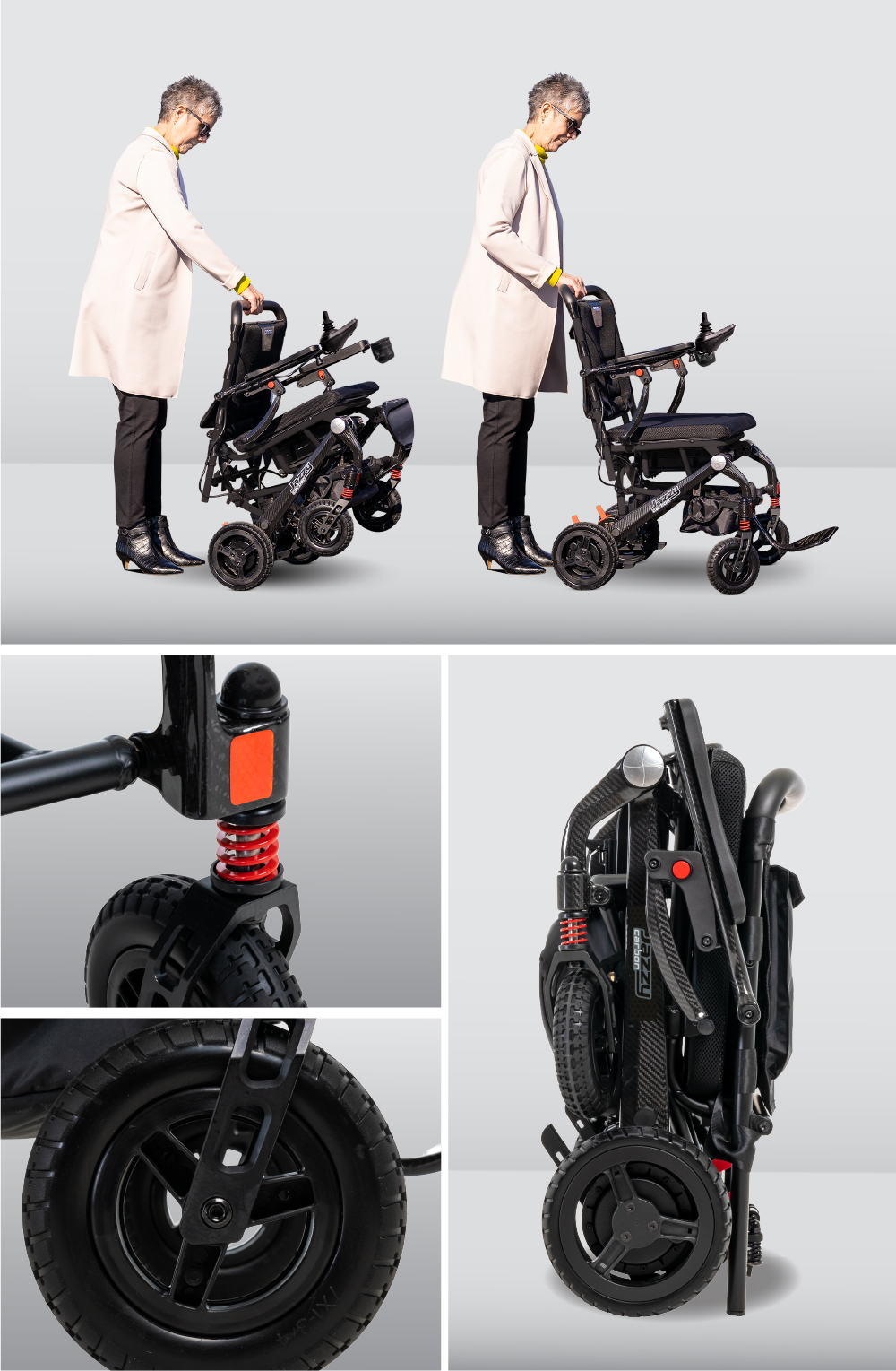 Pride Mobility Jazzy Carbon Electric Wheelchair