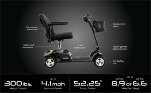 4 wheel mobility scooter hd rental 300 lbs