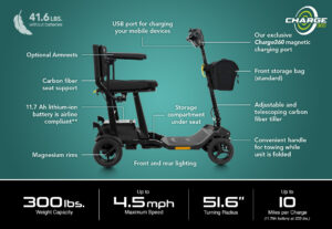 go go super folding mobility scooter