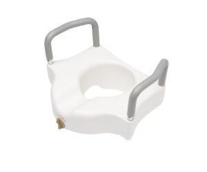 raised locking toilet seat