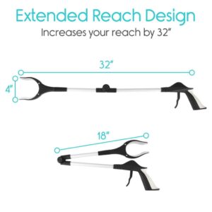 folding reacher grabber