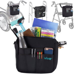 rollator storage bag black