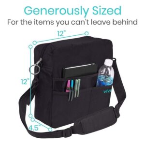 rollator storage bag black