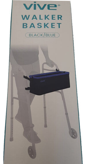 walker basket grey