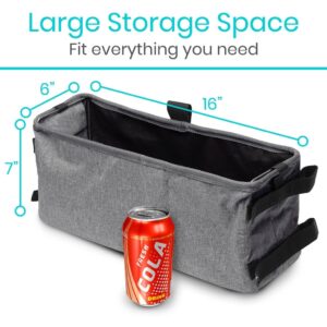 Vive Walker Storage Basket Black Blue LVA2073BLKBLU