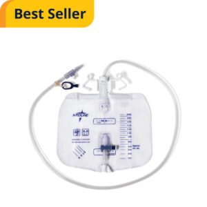 Medline Urinary Drain Bags with Anti-Reflux Devices DYNC1674H