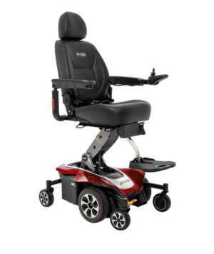 Pride Mobility Jazzy Air 2 with Elevating Seat ruby-red
