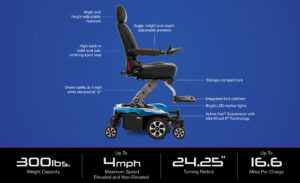 jazzy air 2 elevating seat