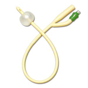 catheter with straight tip
