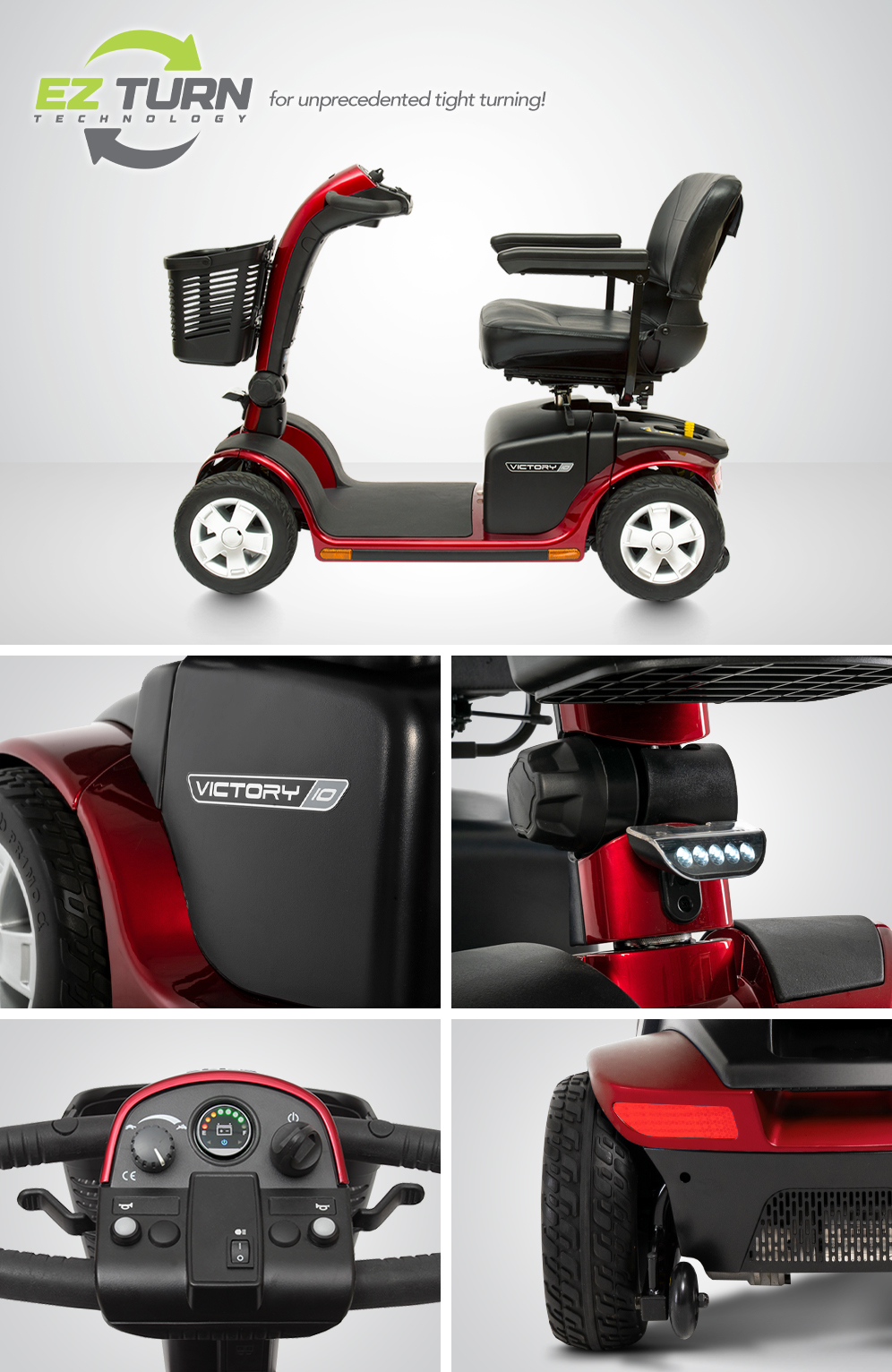 Pride Mobility SC710 Victory 10 HD Mobility Scooter