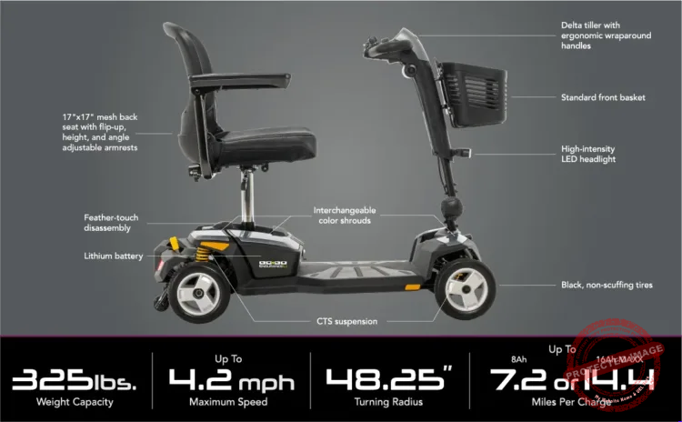 heavy duty mobility scooter rental with lithium batteries