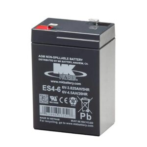 6V 4.5Ah Sealed AGM MK Battery ES4-6