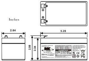 12v 3ah sealed agm mk battery specs