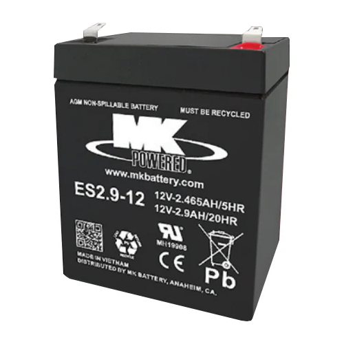 hoya patient lift battery es2.9 12 12v 2.9ah